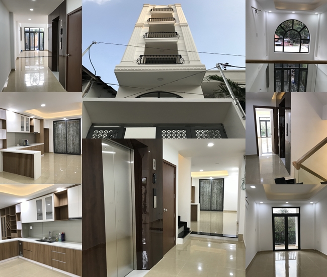Tòa nhà 5L (4x20) t.kế C.Âu,9 căn hộ dịch vụ + 2 Penhouse thang máy, hẻm VIP Võ Thị Sáu - gần Phạm Ngọc Thạch