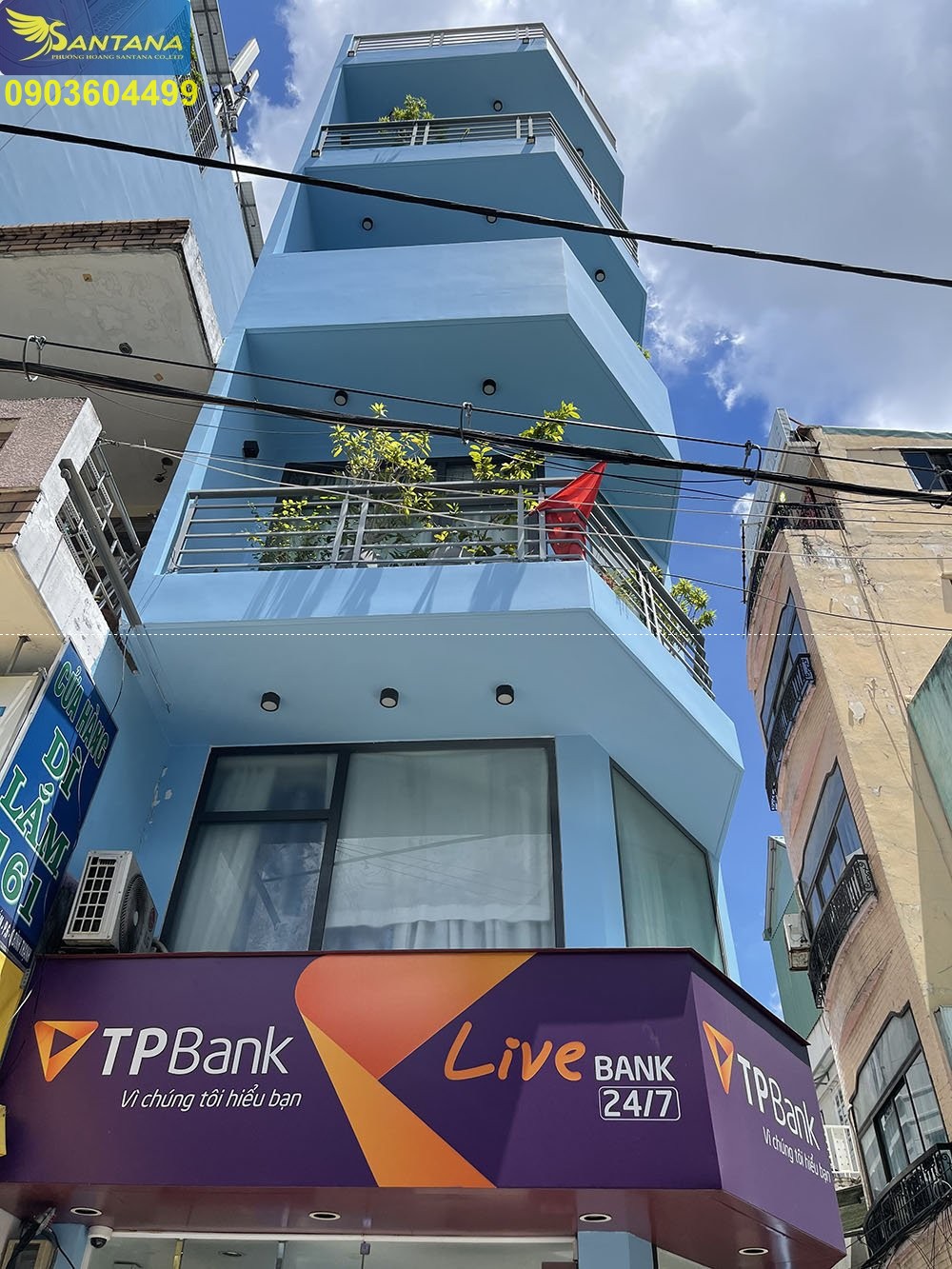Bán nhà mặt tiền Đường Hoàng Hoa Thám, Quận Bình Thạnh tuyệt phẩm 4 lầu đang cho Ngân Hàng TPBank thuê