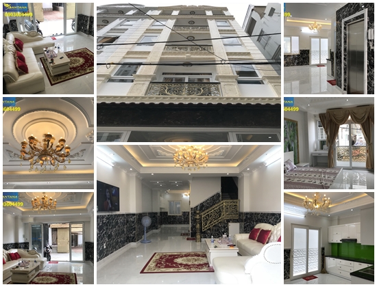 Nhà 5 lầu (5m x 15m) tuyệt đẹp như K.Sạn 5*,gara ôtô, 18 phòng, thang máy hẻm n.bộ 6m khu VIP Trương Quốc Dung
