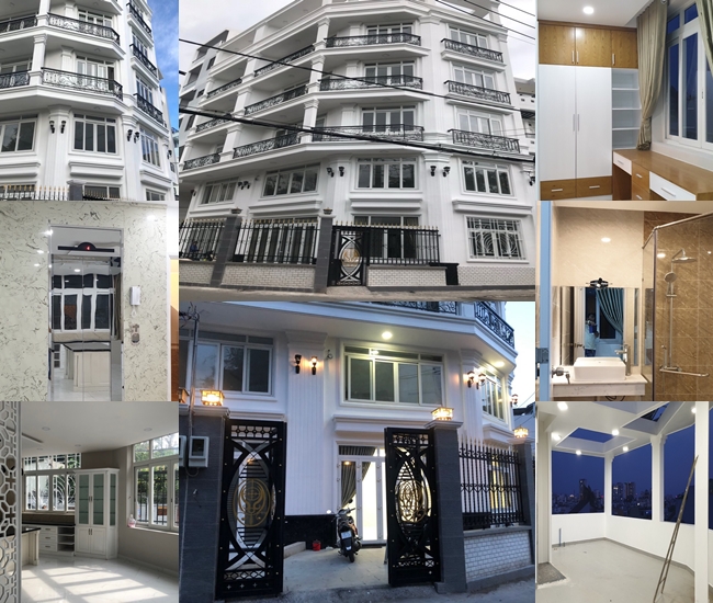 Mặt tiền Nguyễn Trung Trực: Biệt thự (góc) 5 lầu k.trúc Cổ Điển + thang máy