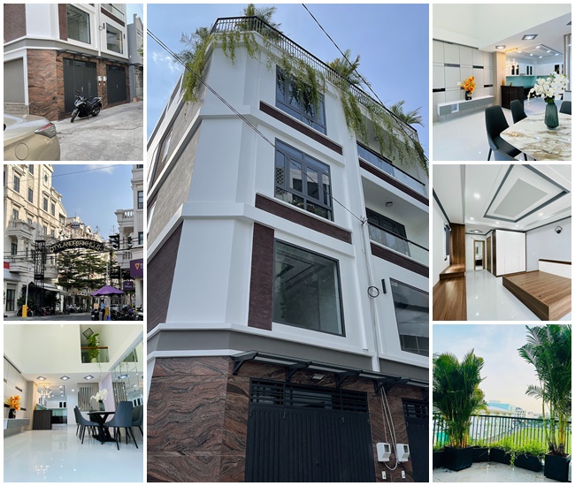 Mở bán 4 căn nhà 3 lầu tkế Singapore, full n.thất, mới 100%, hẻm ôtô Nguyễn Văn Lượng-gần City Land