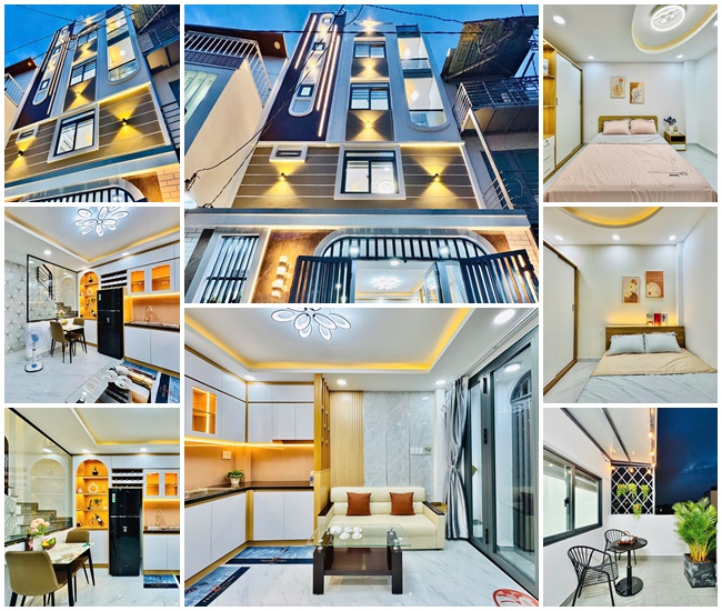 Tạp chí nhà đẹp bình chọn nhà 4 lầu đẹp lung linh đẳng cấp Doanh Nhân Khu VIP Thích Quảng Đức