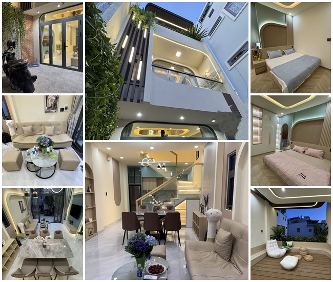 Tuyệt phẩm nhà phố 2 lầu (3,9m nở hậu 5,5m x 11m) full nội thất cao cấp khu VIP Thích Quảng Đức