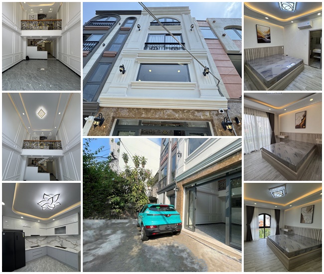 Nhà phố mới 100%, DTKV: 4mx12,5m, vuông, 4 tầng, full nội thất, hẻm xe hơi khu Vip NGUYỄN VĂN TRỖI